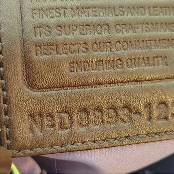 Coach Signature Metallic Gold Hobo Bag – 2003 Y2K Archive, Pristine Vintage Cond - Picture 9 of 12